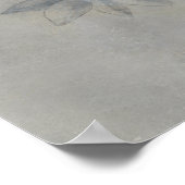 銀色の鳥獣 |鳥のペア ポスター (角)