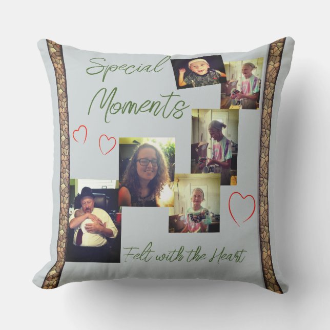 銀色の アウトドアクッション (正面)