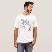 銀色の Tシャツ (正面フル)