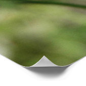 銀色チェッカースポット ポスター (角)