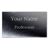 銀色蒼白 マグネット名刺 (正面)