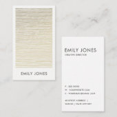 銀芸術的のフェイクスケッチ線パターン 名刺 (正面/裏面)