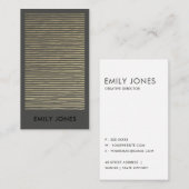 銀芸術的のフェイクスケッチ線パターン 名刺 (正面/裏面)