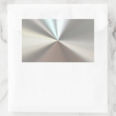 銀芸術的金 長方形シール (バッグ)