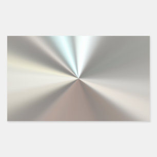 銀芸術的金 長方形シール