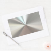 銀芸術的金 長方形シール (封筒)