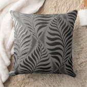 銀葉模様 クッション (ブランケット)