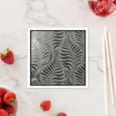 銀葉模様 スタンダードカクテルナプキン (インサイチュ)