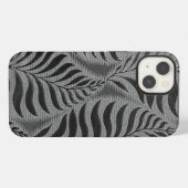 銀葉模様 iPhoneケース (裏面横)