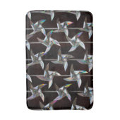 銀虹彩運動ツイスター風車動力 バスマット (正面縦)