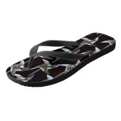 銀虹彩運動ツイスター風車動力 ビーチサンダル (アングル)