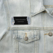 銀虹色フェイクグリッター 名札 (インサイチュ)