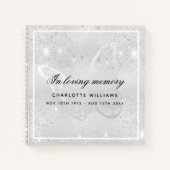 銀蝶のお葬式のゲストブック ノートブック (正面)