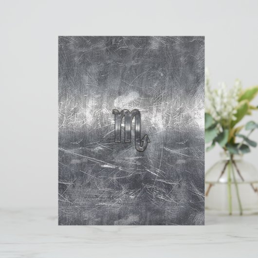 銀蠍座〔占星術の〕十二宮図サインメ動揺してタルスタイル (スタンド正面)