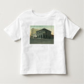 銀行およびフリーメーソンの寺院の外観 トドラーTシャツ (正面)