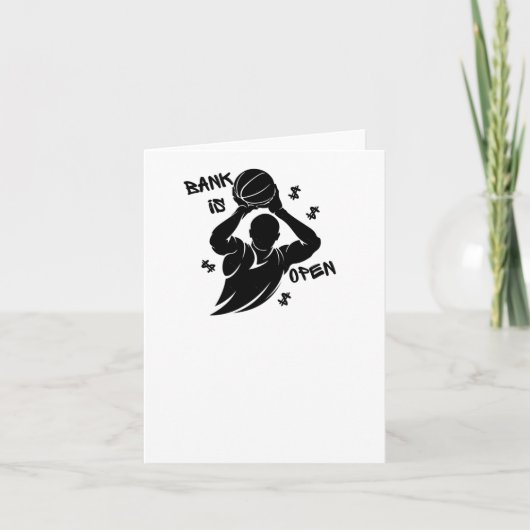 銀行が開いている カード (正面)
