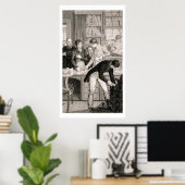 銀行でc.1800(版木、銅版、版画) ポスター (ホームオフィス)