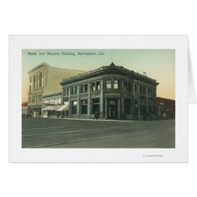 銀行とマソニック寺院の外観 (正面横)