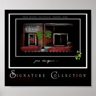 銀行に関する理容師 ポスター