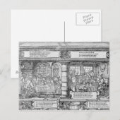 銀行のシーン ポストカード (正面/裏面)