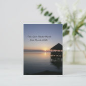 銀行の外金を使い過ぎては困る ポストカード (スタンド正面)