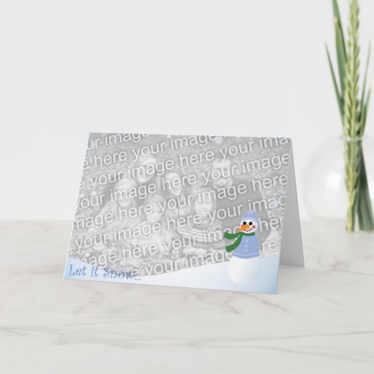 銀行の雪だるま シーズンカード (正面)