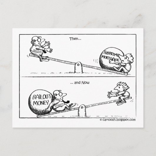 銀行は融資を行っているか ポストカード (正面)