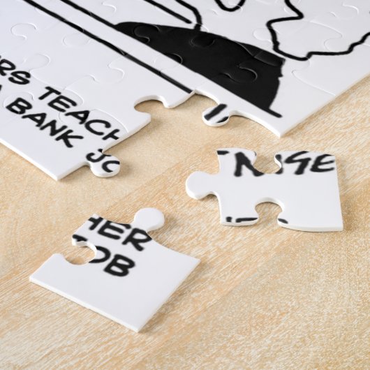 銀行を強奪した法廷の人 ジグソーパズル (側面)