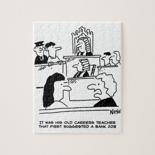 銀行を強奪した法廷の人 ジグソーパズル (縦)