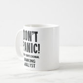 銀行アナリスおもしろいトのコーヒーMugギフト コーヒーマグカップ (正面左)