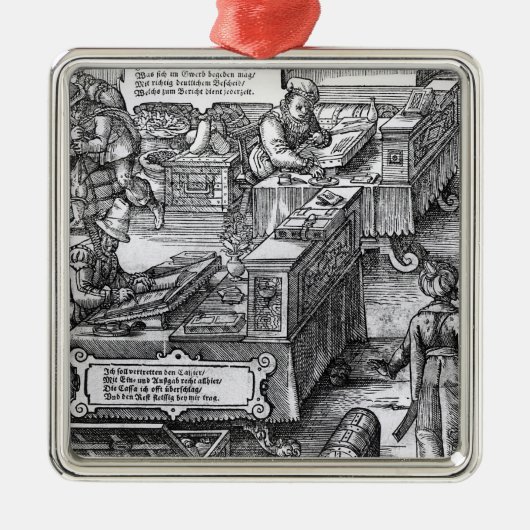 銀行インテリア メタルオーナメント (正面)