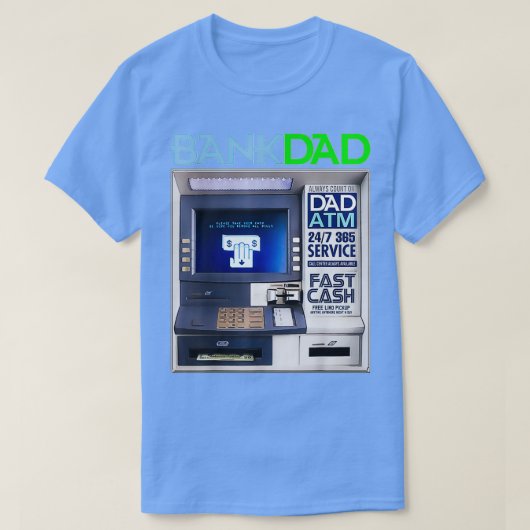 銀行パパAtm Tシャツ (デザイン正面)