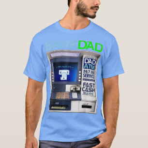 銀行パパAtm Tシャツ