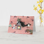 銀行取引いかり遠くにグリーティングカード カード (黄色い花)