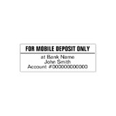 銀行名口座番号の携帯入金のみ。 セルフインキングスタンプ (デザイン)