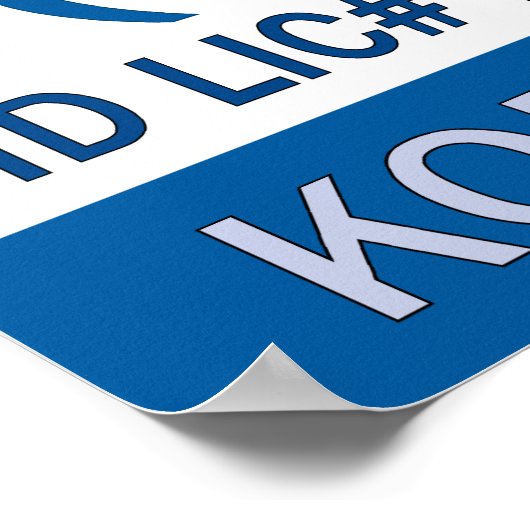 銀行員 ポスター (角)