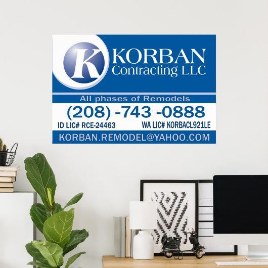 銀行員 ポスター (ホームオフィス)