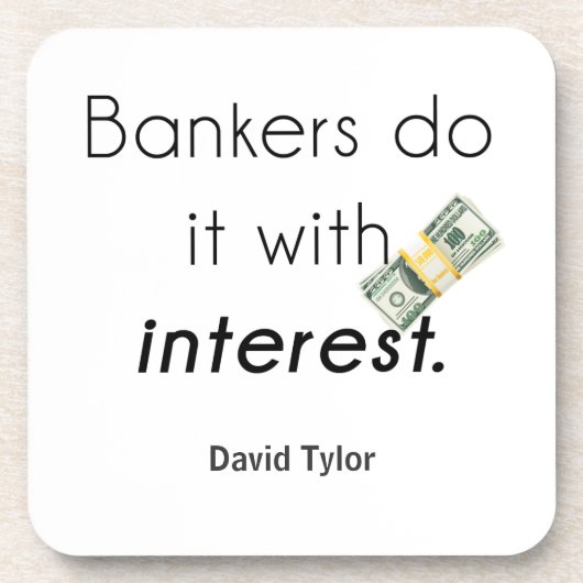 銀行家がやるんだ！ コースター (正面)