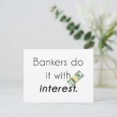 銀行家がやるんだ! ポストカード (スタンド正面)