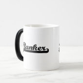 銀行家のクラシックな仕事デザイン モーフィングマグカップ (正面左)