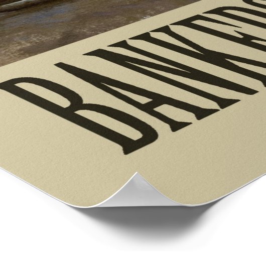 銀行家はメッセージを持っている – 政治ポスター ポスター (角)