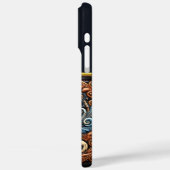 銀行家をテーマにした繊細な革の芸術 Case-Mate iPhoneケース (裏面 / 左)