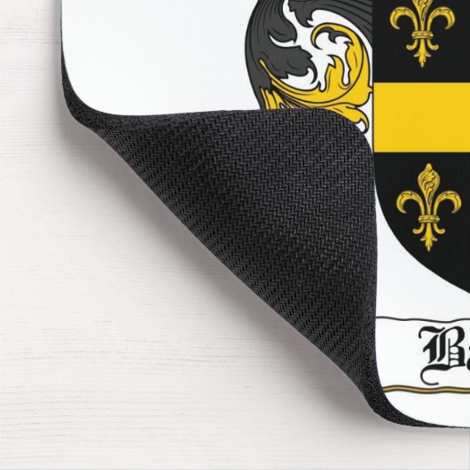 銀行家紋-銀行紋章付き外衣 マウスパッド (コーナー)