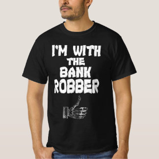 銀行強盗Tシャツを着ている Tシャツ