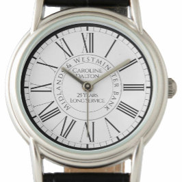 銀行従業員長サービス賞パーソナライズされた- Wa 腕時計