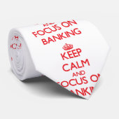 銀行業の平静そして焦点を保って下さい ネクタイ (ロール)