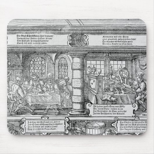 銀行業場面 マウスパッド (正面)