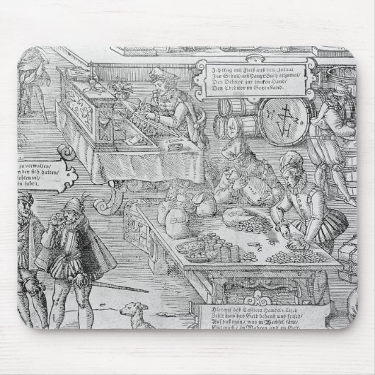 銀行業場面 マウスパッド (正面)