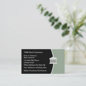 銀行現場調査委員テーマ名刺 名刺 (スタンド正面)