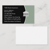 銀行現場調査委員テーマ名刺 名刺 (正面/裏面)